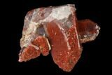 Natural, Red Quartz Crystal Cluster - Morocco #158446-1
